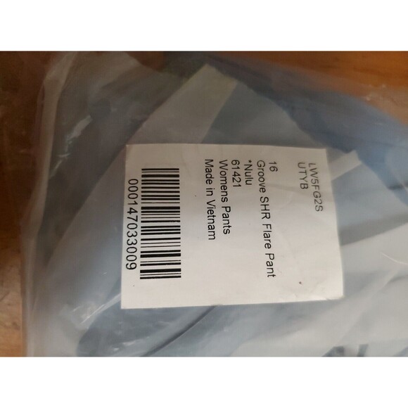 Lululemon Groove Pant SHR Flare Light Blue *Nulu Women's Size 16 - Picture 5 of 5